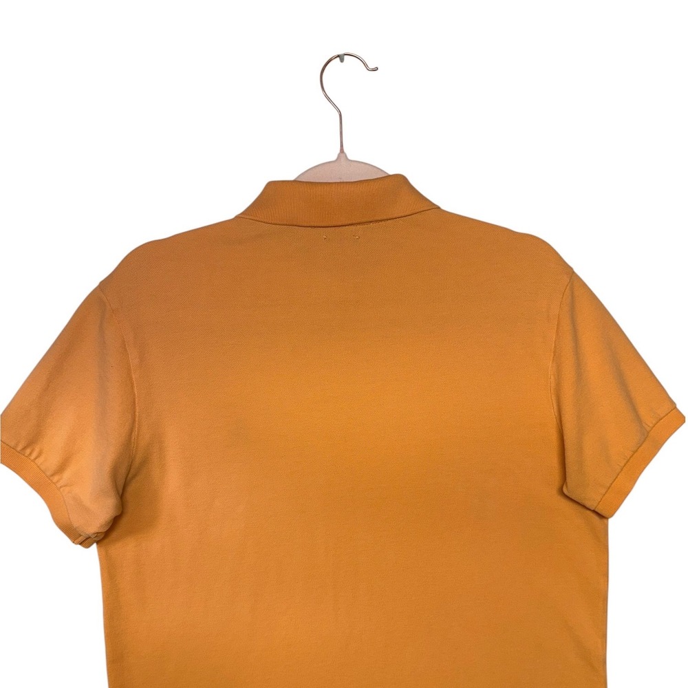 Polo Ralph Lauren Mens Custom Fit Short Sleeve Mesh Polo Shirt Orange Size M - Picture 8 of 11